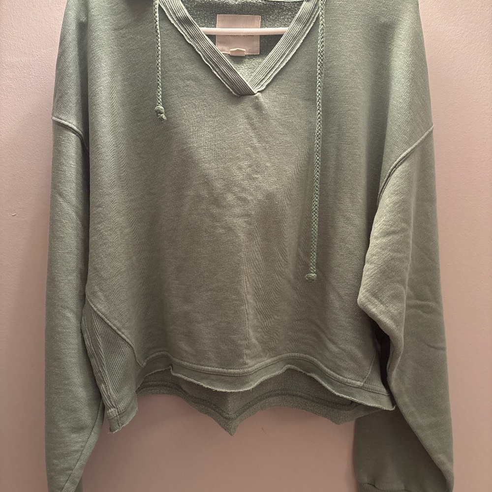American Eagle Green Women's Hoodie Top xl